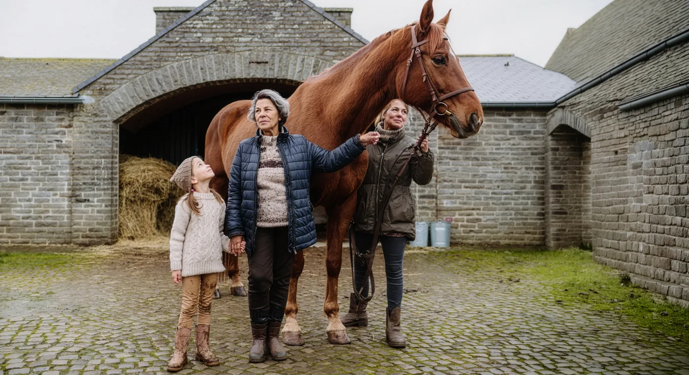 L'équipe du Balades à cheval en Creuse, centre équestre à Toulx-Sainte-Croix